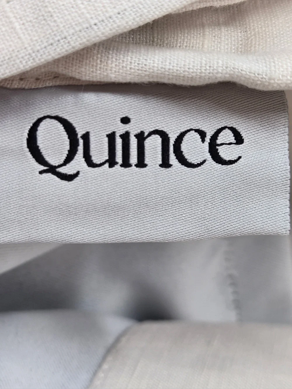 NWT QUINCE Set Of 2 48x84 European Linen True Blackout Curtains Cream 0624